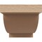 Ekena Millwork 6"W x 12"D x 6"H Wide Alpine Rough Cedar Woodgrain TimberThane Corbel, Primed Tan CORUR06X12X06ALPRCPR - alternate 3